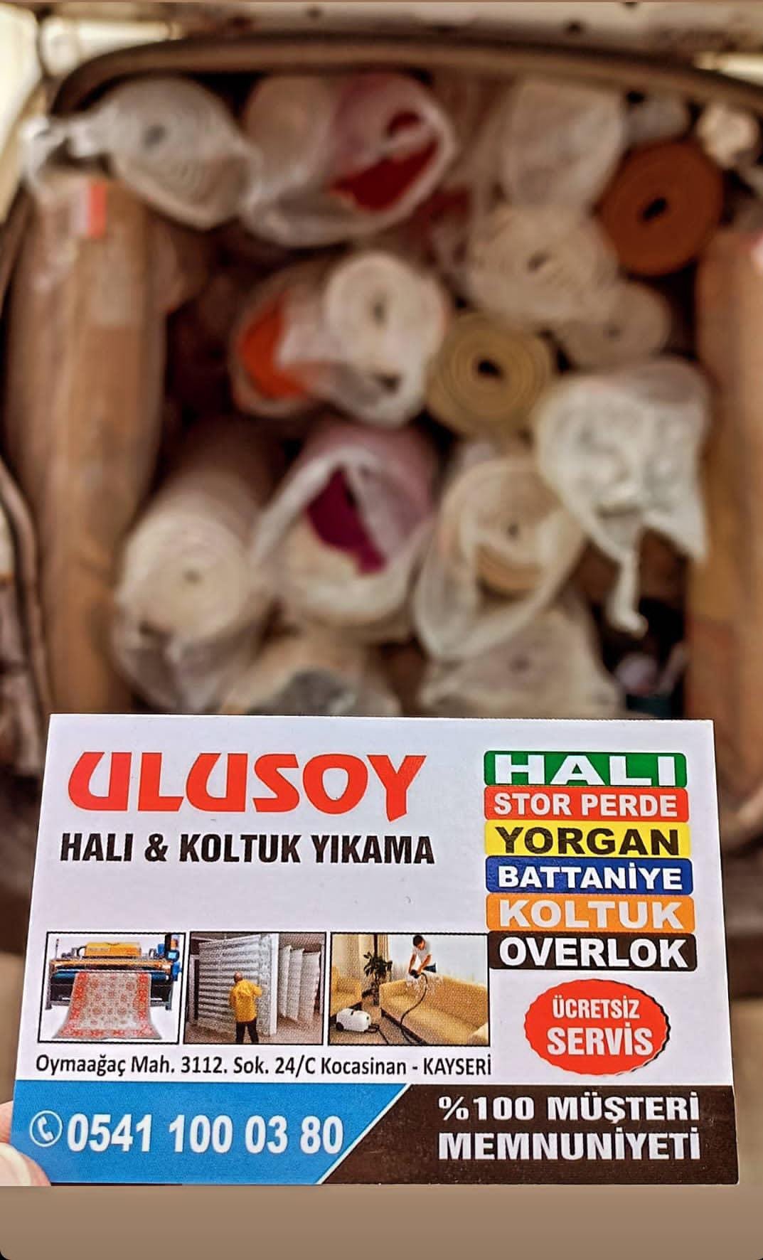 Sahabiye mahallesi en yakın halı yıkama fabrikası koltuk ve perde yıkaması ücretsiz servis imkanı Ulusoy halı yıkama