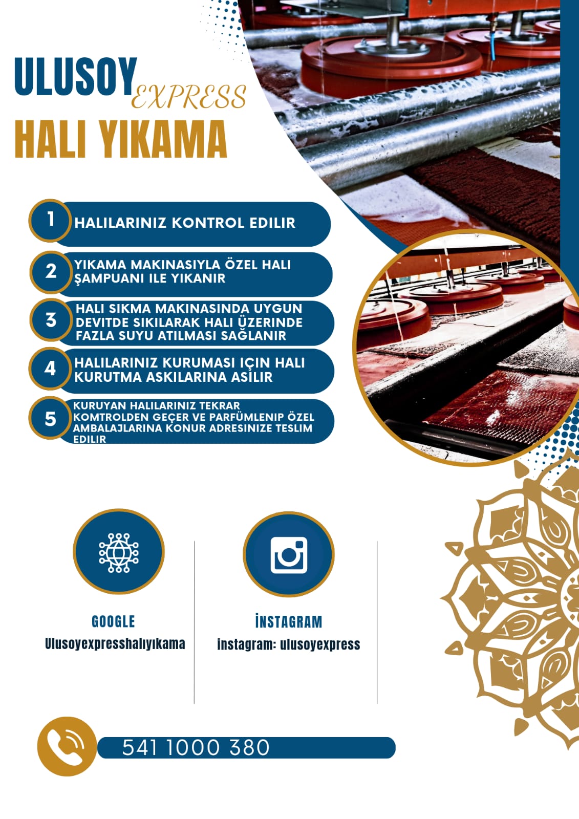 Sancaktepe mahallesine en yakın halı koltuk yıkama fabrikası Ulusoy Temizlik hizmetleri dir.